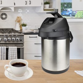 Brentwood CTSA-2500 2.5-Liter Airpot Hot & Cold Drink Dispenser, Stainless Steel