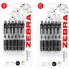 Zebra Z-Grip Mini Retractable Ballpoint Pens - 1.0mm - Black
