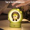 Moon and Panda Rechargeable Night Light, Safe PVC and ABS