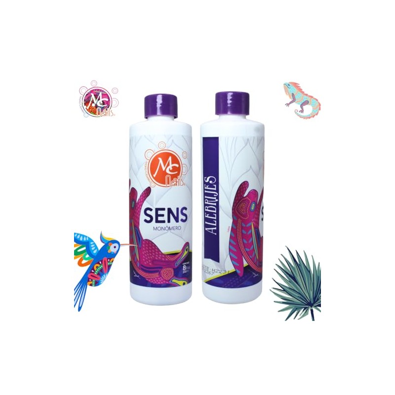 Líquido acrilico 8 Oz Sens, Unas Acrilicas, Mc Nails