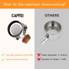 Bottomless Portafilter 51 mm for DeLonghi Dedica EC680/EC685/EC785/EC820/EC850/EC860, with 2