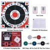 Medikaison Michigan Rummy Board Game Set Tripoley Game Felt Mat
