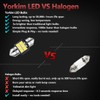 Yorkim 578 Festoon LED Bulb 41mm 42mm LED White Super