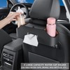 HOLDCY Car Back Seat Organizer with 2 Drink Cup Holder