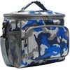 FlowFly Insulated Reusable Lunch Bag Adult Large Lunch Box for