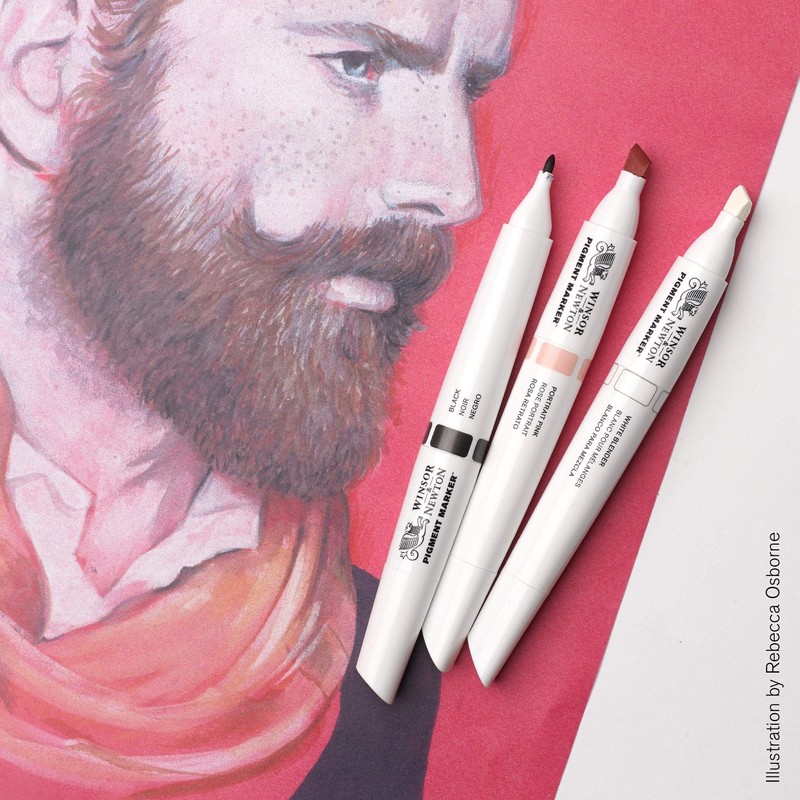 Winsor & Newton - Marcador de pigmentos, gris cálido 1,