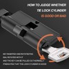 Bwintech 90 mm (45T/45) Black Zinc Alloy Euro Cylinder Lock,