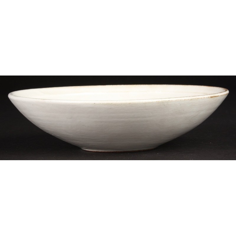Saikai Pottery Hasami Ware White Cosmetic Bowl (Medium) Diameter 7.9
