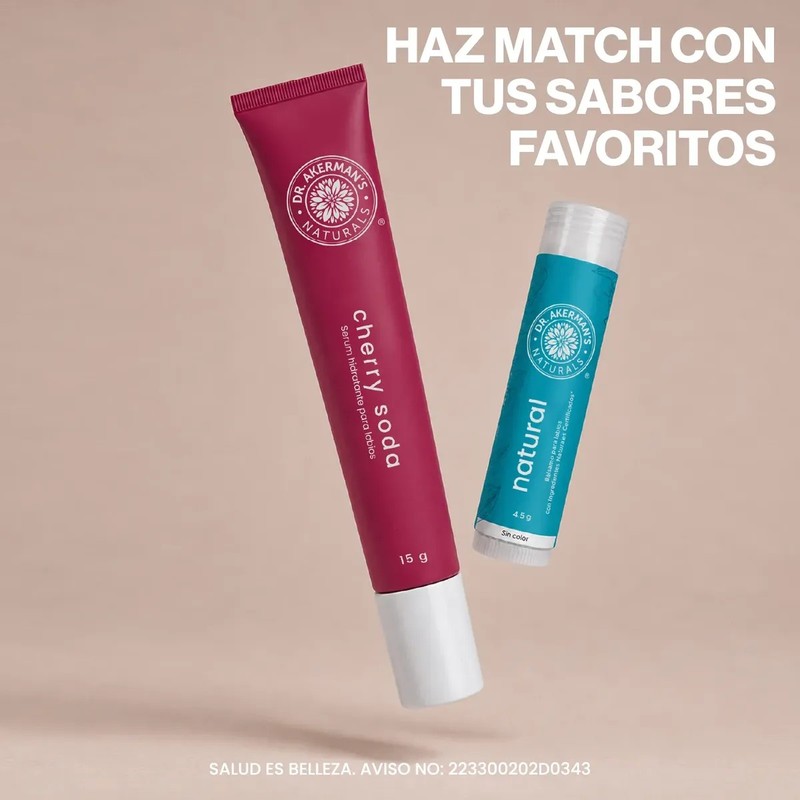 Bálsamo Labial Dr. Akermans Naturals Hidratante Neutro