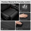 Car Seat Extender Leg Support Cushion, Memory Foam Car Seat