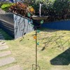 Aifeorzo Free Standing Solar Bird Bath, 58" Tall Decorative Birdbath