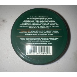 Duke Cannon Supply Co. Big Bourbon Beard Balm, 1.6oz - BRAND NEW