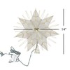 Kurt Adler 14-Inch 7-Point Natural Capiz Star Lighted Treetop