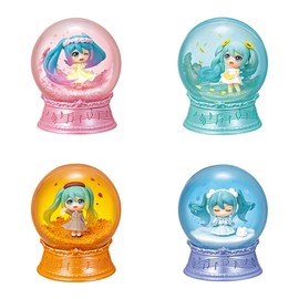 Reement Hatsune Miku Series Scenery Dome - The Story of the Season Playing - 1 Box, Approx. H 3.5 x W 5.5 x D 3.1 inches (90 x 140 x 80 mm), PVC