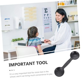 Mikinona 2Pcs Eye Occluders for Testing Ergonomic Handheld Eye Patches for Essential Tool for Eye Exams Comfortable and Slip Design for Optical Shops