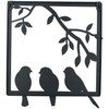 AB Tools 3 Birds on Wire Branch Wall Art Metal