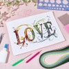 WEBEEDY DIY Valentine's Day Love Paper Quilling Kit for Adults