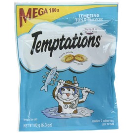 Temptations Cat Treats, Tempting Tuna Flavor, 6.3 Oz Pouch