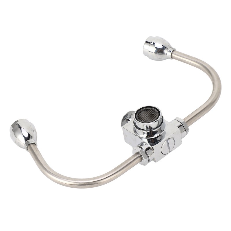 Faucet Mounted Eyewash Station Double Nozzle Emergency Eye Wash Unit
