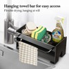 OWill Kitchen Sink Caddy, Kitchen Sink Organiser with Self Draining