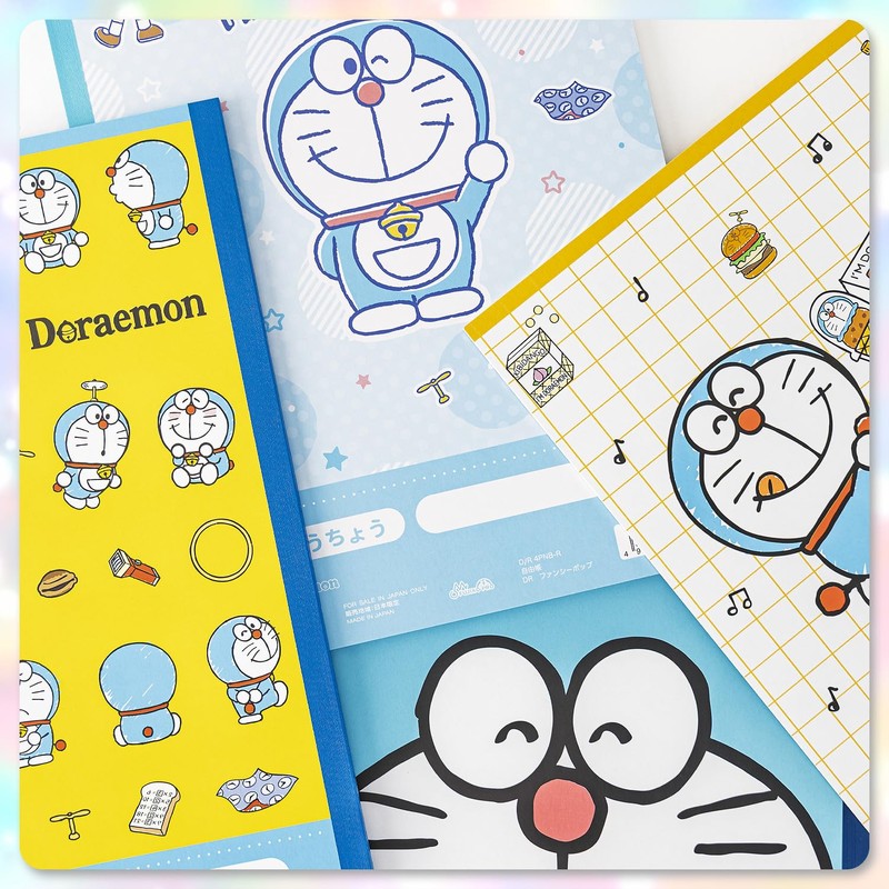 Yamano Shigyo Doraemon Jiyucho Plain I'm Doraemon 4 Books D/R