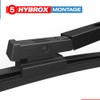 HYBROX Rear Windscreen Wipers Compatible with VW - T-ROC (2022