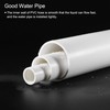 sourcing map PVC Rigid Round Pipe 21mm ID 25mm OD