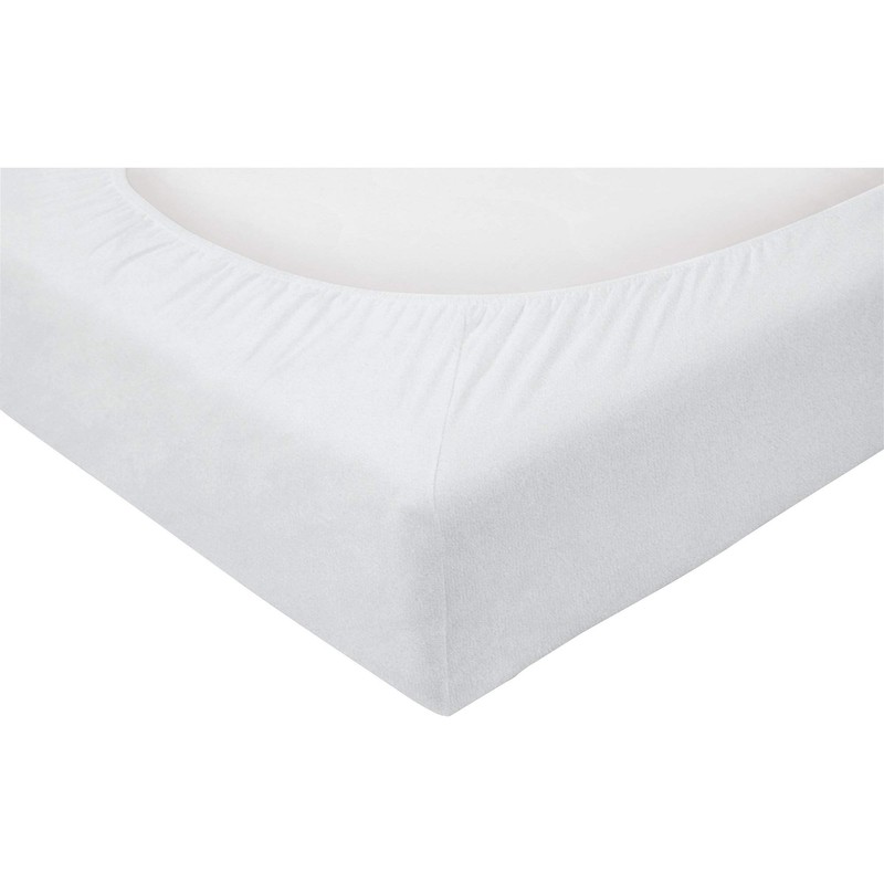 Estella Fitted sheet terry white size 90x190 cm - 100x200