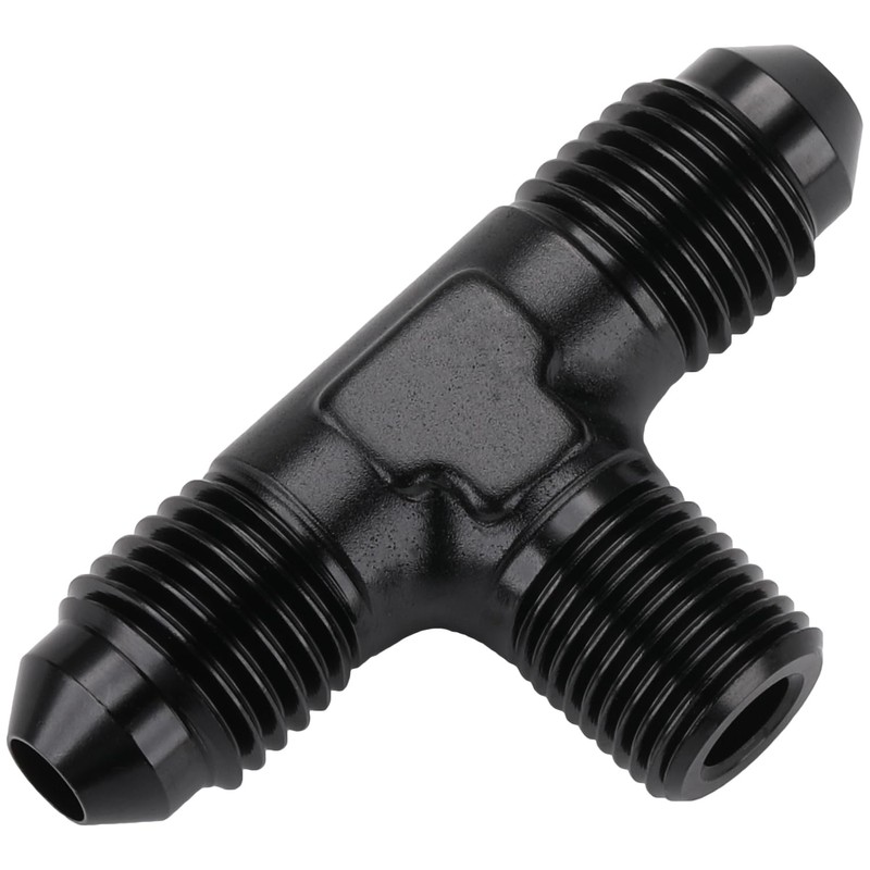 Podavelle 4AN Male Flare Tee to 1/8 NPT on Side