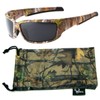 Hornz Brown Forest & Orange Camouflage Polarised Sunglasses for Men