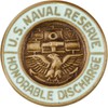 United States Navy Reservist Honorable Discharge Lapel Pin