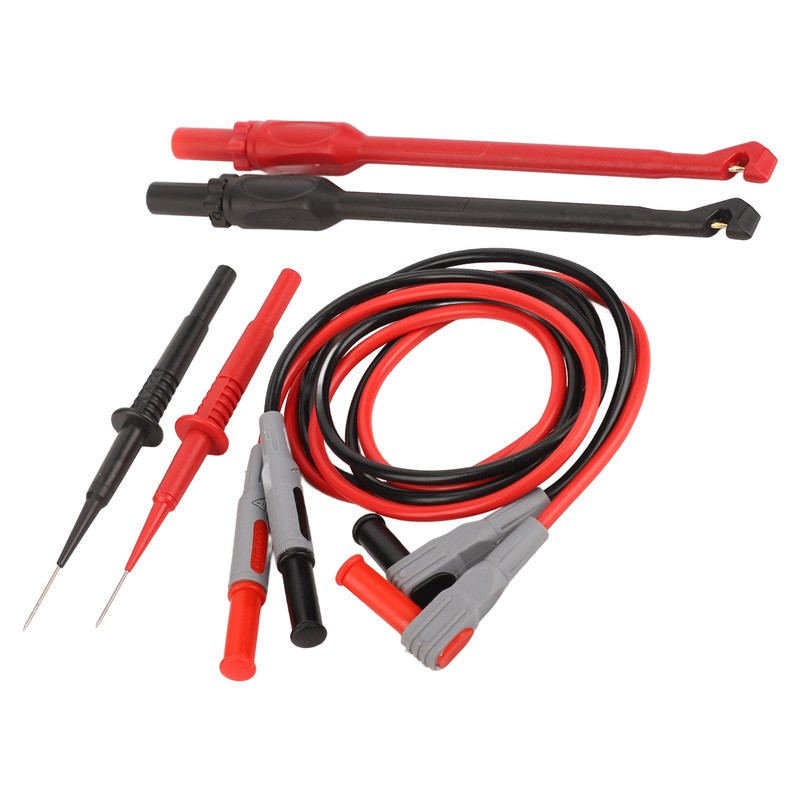 Multimeter Test Leads Kit Brass PVC PA Durable Wearable 4mm