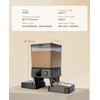 oneisall oneisall Automatic Cat Feeder for 2 Cats, 20 Cups/5L