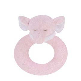Angel Dear - Pink Elephant, Ring Rattle