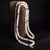 Unbranded Natural Rose Quartz 108 Mala Bead Chakra Balancing Prayer