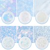 6 Boxes Winter Snowflake Nail Art Glitter Sequins 3D Holographic