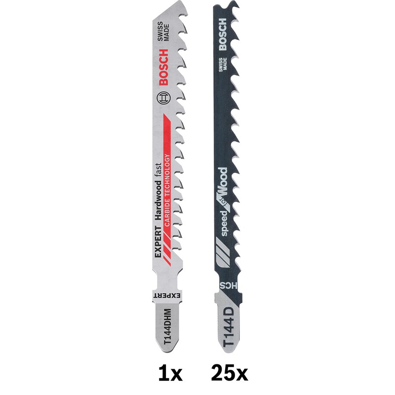 Bosch Professional 25x T 144 D + 1x Expert Hardwood