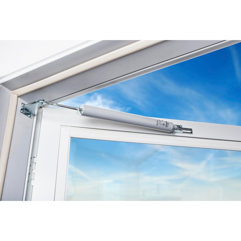 Wright Products Pneumatic Closer and Push Button Latch Combo Kit,