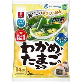 Riken Riken Vitamin Wakame Seaweed Soup, Egg Soup, 3 Bags x 10 Bags