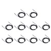10Pcs Temperature Sensor Probe NTC Thermistor Temp Transducer Cold Pressed