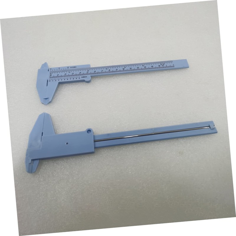 BIUDECO 5pcs Eyebrow Measurement Ruler Double Scale Caliper Brow Ruler