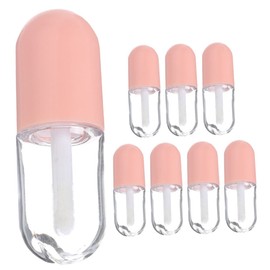 Vaguelly 5ml Mini Lip Gloss Tubes 8 Pack Refillable Lip Oil Containers for DIY Makeup Travel-Friendly for Women
