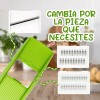 J.H. Company Rallador 3 En 1 Verduras Rebanador Manual Plano