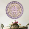 Lotus Mandala Wall Art, Lotus Flower Wooden Wall Art, 3D