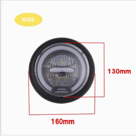 Life Design Johnson.31 LED Headlight Squid Ring Position Daylight TW200 TW225 XS250 SR400 Estrelya 250 250TR Cafe Racer Specifications General Purpose (White)