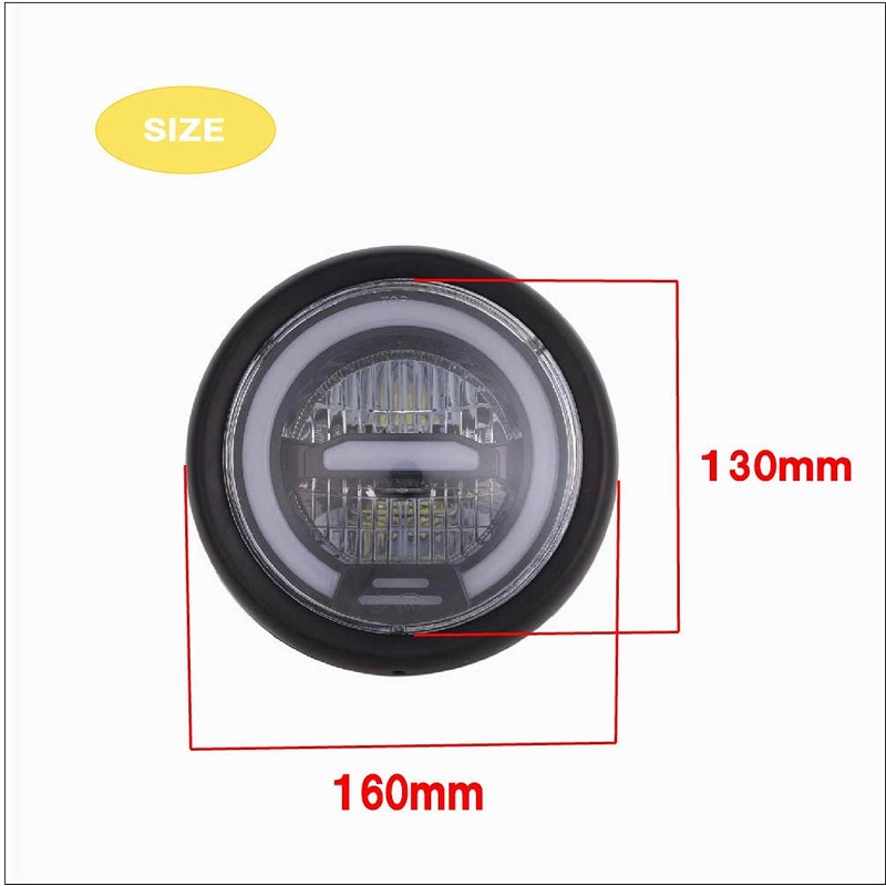 Life Design Johnson.31 LED Headlight Squid Ring Position Daylight TW200