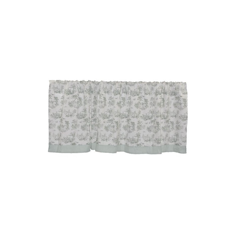 Tadpoles Toile Window Valance, Sage
