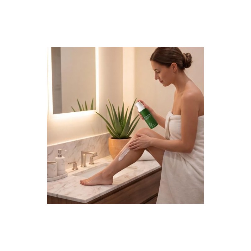 Crema Depilatoria Aloe Vera Suave Para Piel Sensible Sin Irritacion