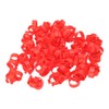 100pcs Poultry Feet Rings PP Plastic Reusable Chicken Duck Goose