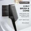 Clairol Professional Colour Studio Hair 2-1 Brush & Comb, Reusable,